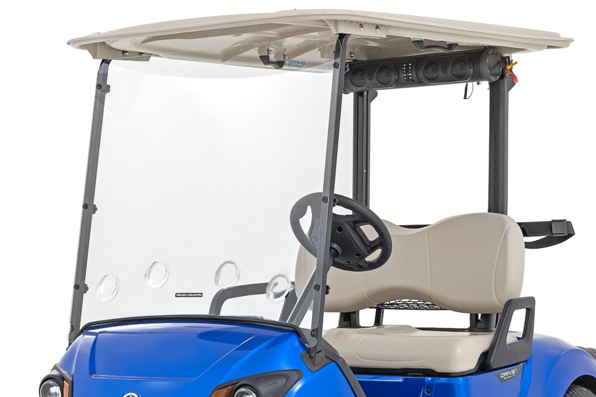 Yamaha DR2A The Drive2 Fleet EFI Vented Full Windshield - Rough Country - Scratch Resistant - '17-'22